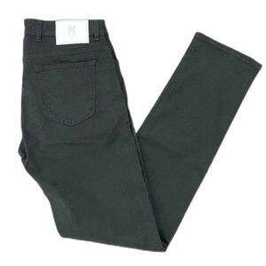 $445 PT Torino NWT Mens Size 33 Cotton Blend Jazz 5 Pocket Jean Denim Pant Green